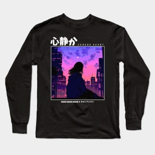 Lofi Beats | Lofi And Chill | Japanese Anime Aesthetic 2 Long Sleeve T-Shirt